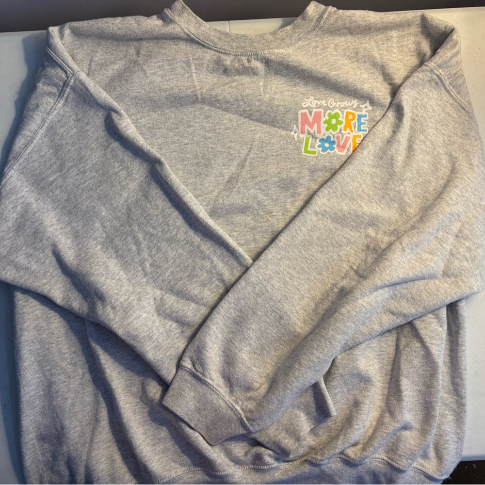Something Bigger Gray Crewneck